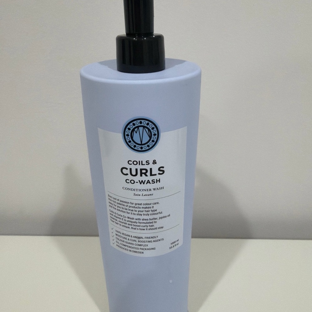 Coils & Curls Co-Wash Conditioner Maria Nila 1000 ml / 33.8 Fl Oz new
